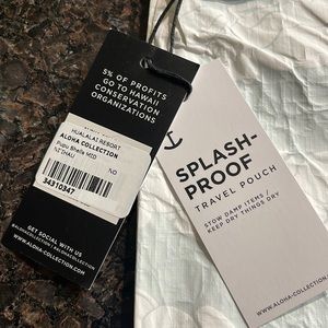 Aloha Mid Pouch Niʻihau White Pūpū Shells New with Tags